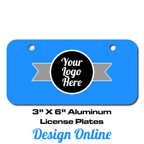 Design your own discount license plate online