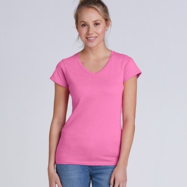 Gildan Softstyle Ladies' V-Neck T-Shirt Thumbnail