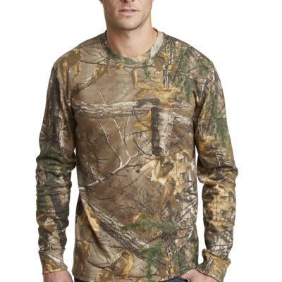 s ™ Realtree ® Long Sleeve Explorer 100% Cotton T Shirt with Pocket Thumbnail