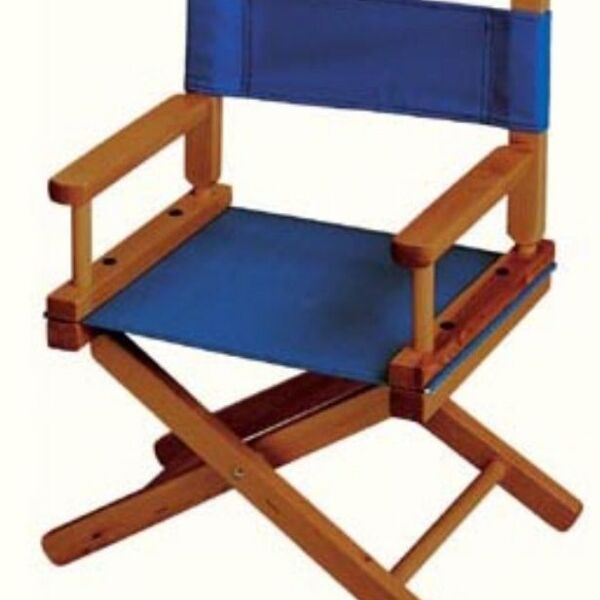 8" Kids Gold Medal Director Chair (No Decoration) Thumbnail
