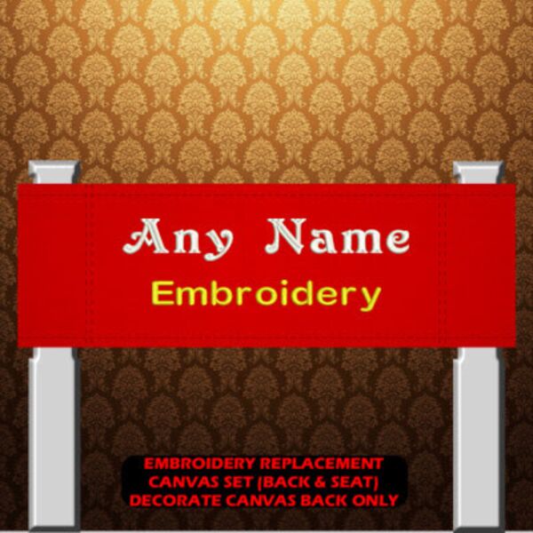 Custom Embroidery Replacement Canvas Set For Director Chair Thumbnail