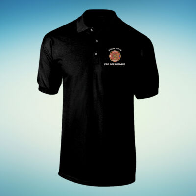 Your City Fire Department Polo Shirt - Custom Embroidery Thumbnail