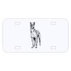 Personalized 3 X 6 Heavy Duty Plastic License Plate Thumbnail