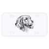 Personalized 3 X 6 Heavy Duty Plastic License Plate Thumbnail