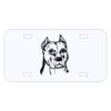 Personalized 3 X 6 Heavy Duty Plastic License Plate Thumbnail