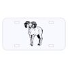 Personalized 3 X 6 Heavy Duty Plastic License Plate Thumbnail