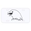 Personalized 3 X 6 Heavy Duty Acrylic / Plastic License Plate Thumbnail