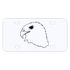 Personalized 3 X 6 Heavy Duty Acrylic / Plastic License Plate Thumbnail
