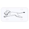 Personalized 3 X 6 Heavy Duty Acrylic / Plastic License Plate Thumbnail