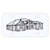 Personalized 3 X 6 Heavy Duty Plastic License Plate Thumbnail