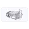 Personalized 3 X 6 Heavy Duty Acrylic / Plastic License Plate Thumbnail