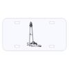 Personalized 3 X 6 Heavy Duty Plastic License Plate Thumbnail