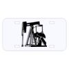 Personalized 3 X 6 Heavy Duty Plastic License Plate Thumbnail