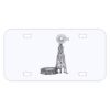 Personalized 3 X 6 Heavy Duty Plastic License Plate Thumbnail