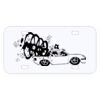 Personalized 3 X 6 Heavy Duty Acrylic / Plastic License Plate Thumbnail