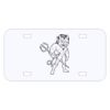 Personalized 3 X 6 Heavy Duty Acrylic / Plastic License Plate Thumbnail