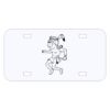 Personalized 3 X 6 Heavy Duty Acrylic / Plastic License Plate Thumbnail