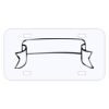 Personalized 3 X 6 Heavy Duty Plastic License Plate Thumbnail