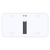 Personalized 3 X 6 Heavy Duty Plastic License Plate Thumbnail