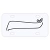 Personalized 3 X 6 Heavy Duty Acrylic / Plastic License Plate Thumbnail
