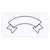 Personalized 3 X 6 Heavy Duty Plastic License Plate Thumbnail