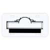 Personalized 3 X 6 Heavy Duty Plastic License Plate Thumbnail