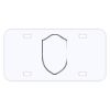 Personalized 3 X 6 Heavy Duty Plastic License Plate Thumbnail