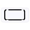 Personalized 3 X 6 Heavy Duty Plastic License Plate Thumbnail