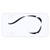Personalized 3 X 6 Heavy Duty Plastic License Plate Thumbnail