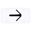 Personalized 3 X 6 Heavy Duty Acrylic / Plastic License Plate Thumbnail