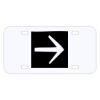 Personalized 3 X 6 Heavy Duty Acrylic / Plastic License Plate Thumbnail