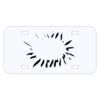 Personalized 3 X 6 Heavy Duty Plastic License Plate Thumbnail