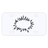 Personalized 3 X 6 Heavy Duty Plastic License Plate Thumbnail