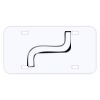 Personalized 3 X 6 Heavy Duty Plastic License Plate Thumbnail