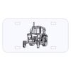 Personalized 3 X 6 Heavy Duty Plastic License Plate Thumbnail
