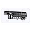 Personalized 3 X 6 Heavy Duty Plastic License Plate Thumbnail
