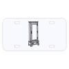 Personalized 3 X 6 Heavy Duty Acrylic / Plastic License Plate Thumbnail