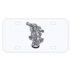 Personalized 3 X 6 Heavy Duty Plastic License Plate Thumbnail
