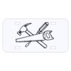 Personalized 3 X 6 Heavy Duty Plastic License Plate Thumbnail