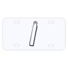 Personalized 3 X 6 Heavy Duty Plastic License Plate Thumbnail