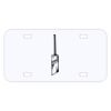 Personalized 3 X 6 Heavy Duty Plastic License Plate Thumbnail