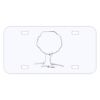 Personalized 3 X 6 Heavy Duty Plastic License Plate Thumbnail