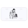 Personalized 3 X 6 Heavy Duty Acrylic / Plastic License Plate Thumbnail