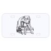 Personalized 3 X 6 Heavy Duty Acrylic / Plastic License Plate Thumbnail