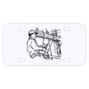 Personalized 3 X 6 Heavy Duty Plastic License Plate Thumbnail