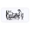 Personalized 3 X 6 Heavy Duty Plastic License Plate Thumbnail