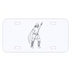 Personalized 3 X 6 Heavy Duty Plastic License Plate Thumbnail