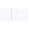 Personalized 3 X 6 Heavy Duty Plastic License Plate Thumbnail