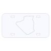 Personalized 3 X 6 Heavy Duty Plastic License Plate Thumbnail