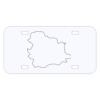 Personalized 3 X 6 Heavy Duty Acrylic / Plastic License Plate Thumbnail